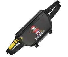 Divoom Divoom Pixoo Sling Bag Heuptas met Aanpasbaar LED Pixeldisplay Zwart