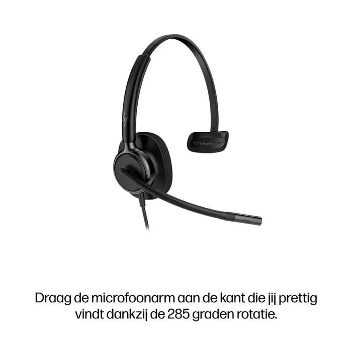 Poly Poly Mission 415 Classic Mono Headset met USB-C en USB-A Adapter