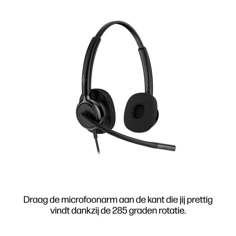 Poly Poly Mission 425 Classic Stereo Headset - Teams - USB-C / USB-A