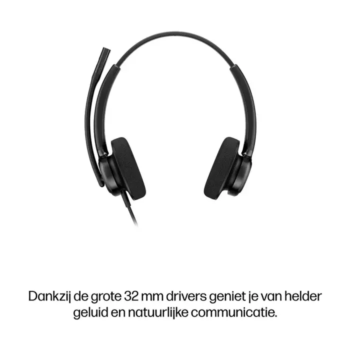 Poly Poly Mission 425 Classic Stereo Headset - Teams - USB-C / USB-A