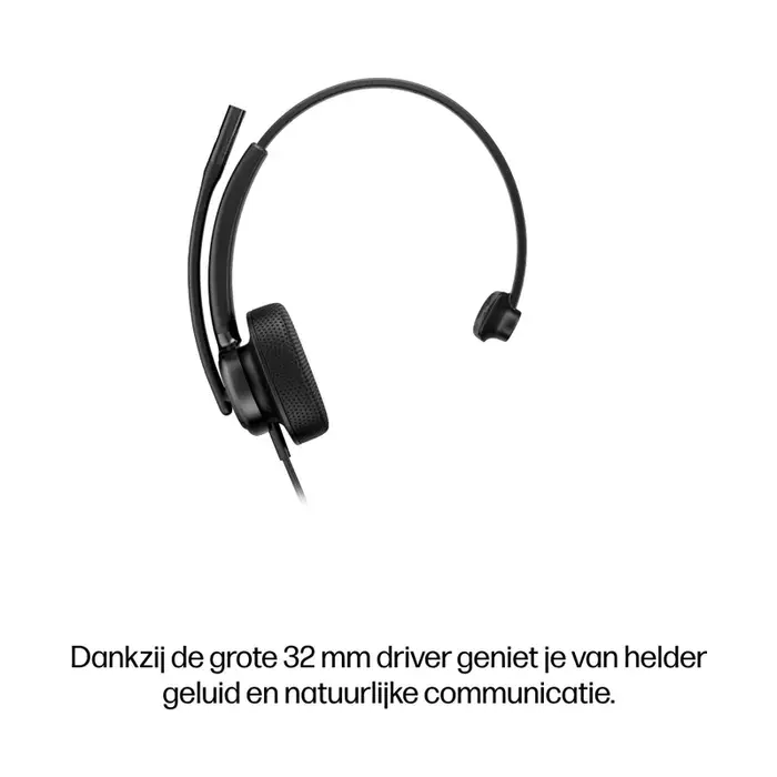 Poly Poly Mission 415 Mono Teams Bedrade Headset (USB-C & USB-A)