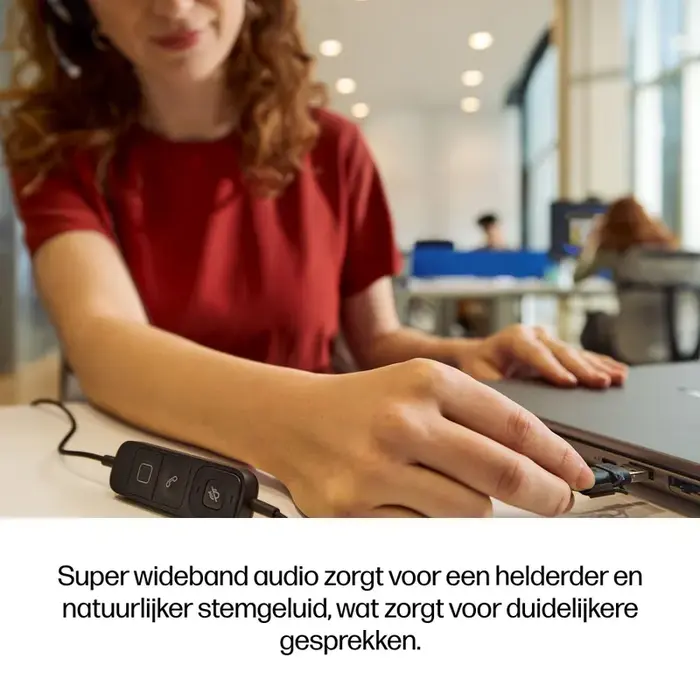 Poly Poly Mission 625 Stereo Teams USB-C/A Bedrade Headset