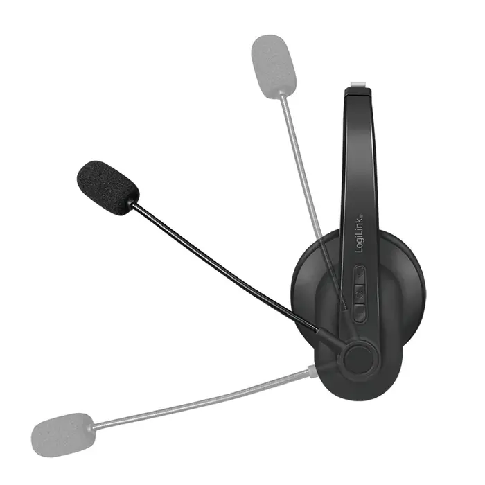 Logilink LogiLink BT0059 Enkeloors Bluetooth Headset met Oplaadstation