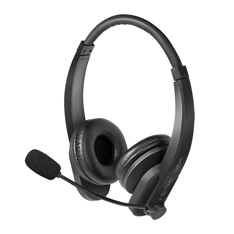 Logilink LogiLink BT0060 Draadloze Bluetooth Stereo Headset (18 uur spreektijd)
