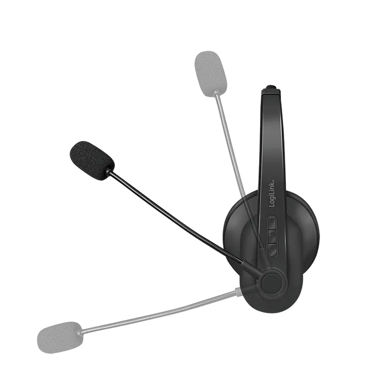 Logilink LogiLink BT0060 Draadloze Bluetooth Stereo Headset (18 uur spreektijd)