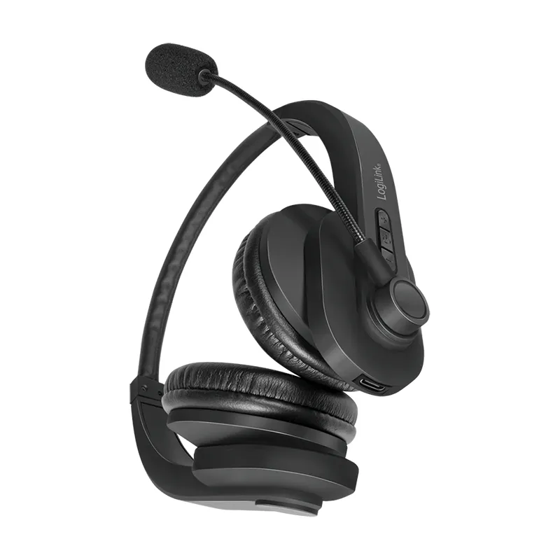 Logilink LogiLink BT0060 Draadloze Bluetooth Stereo Headset (18 uur spreektijd)