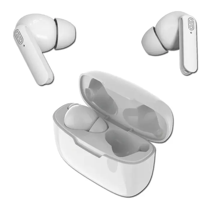 2GO 2GO TWS Dynamic Bluetooth Headset met Oplaadcase - Wit