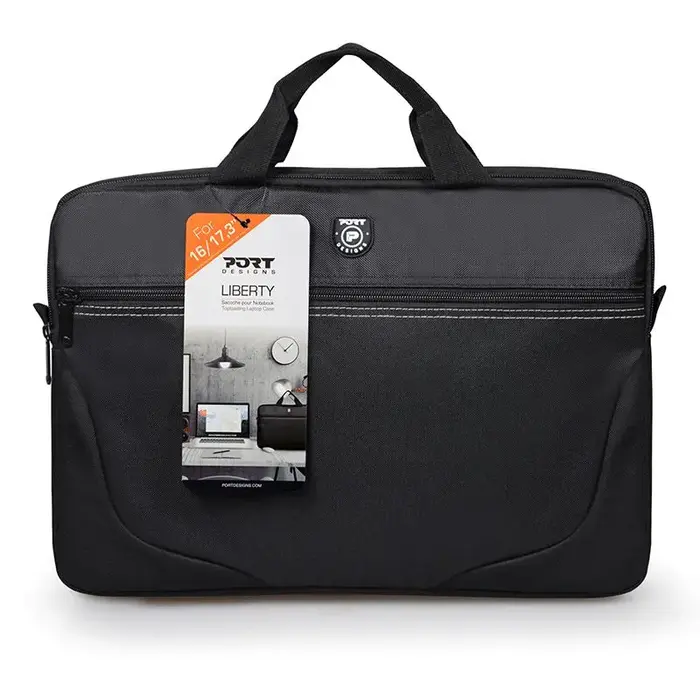 Port Port Designs Liberty III 17" Laptoptas - Zwart