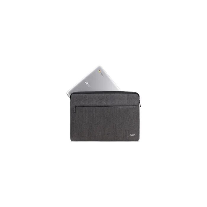Acer Acer 15.6" Laptop Sleeve Grijs met Voorvak