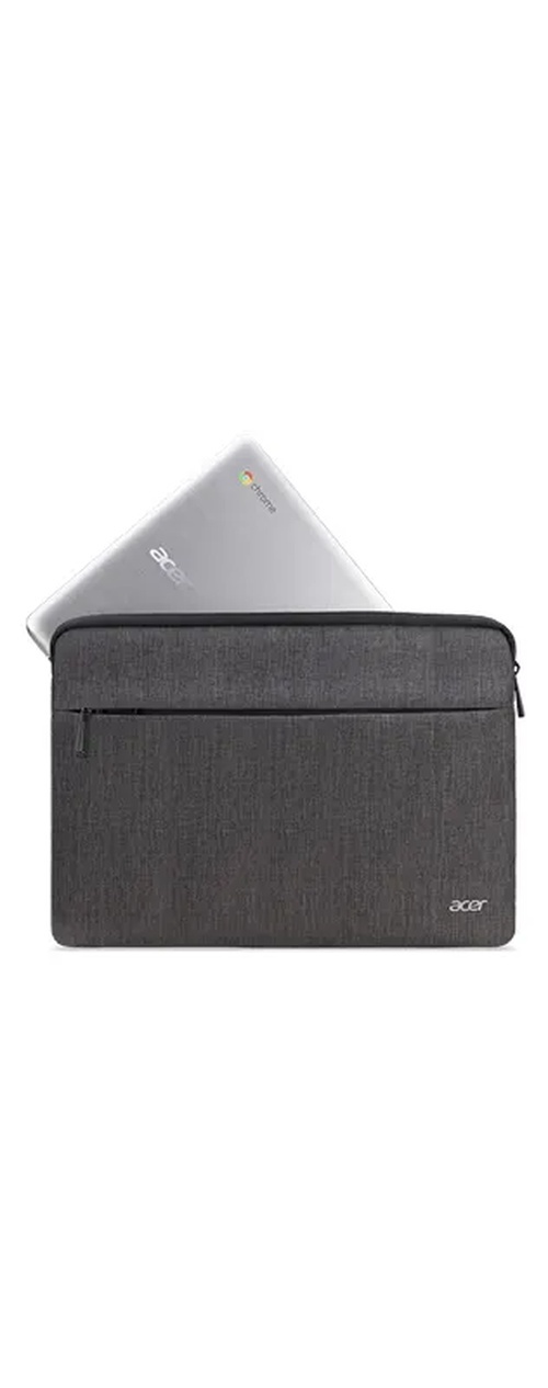 Acer Acer 15.6" Laptop Sleeve Grijs met Voorvak