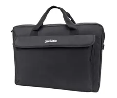 Manhattan Manhattan London Laptoptas 17.3 Inch Toploader Zwart