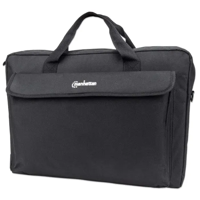 Manhattan Manhattan London Laptoptas 17.3 Inch Toploader Zwart