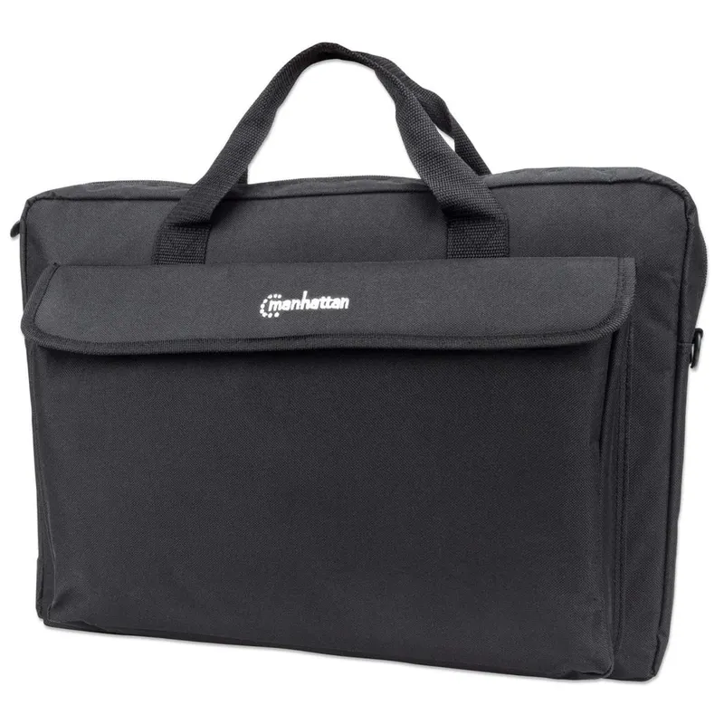 Manhattan Manhattan London Laptoptas 17.3 Inch Toploader Zwart