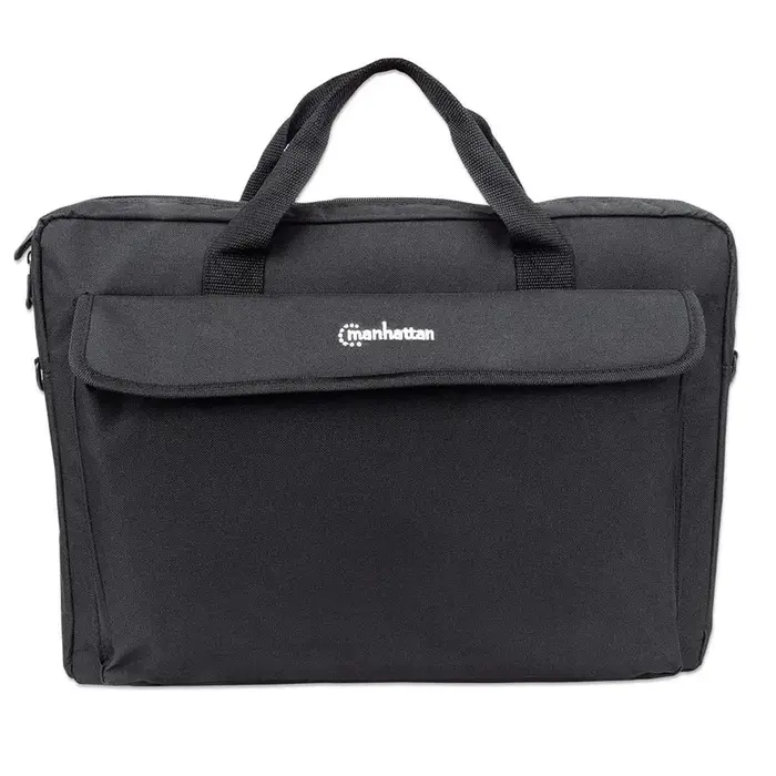 Manhattan Manhattan London Laptoptas 17.3 Inch Toploader Zwart
