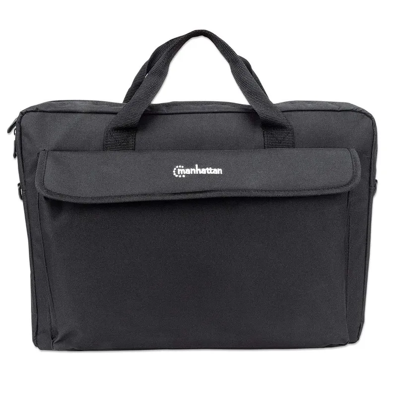 Manhattan Manhattan London Laptoptas 17.3 Inch Toploader Zwart