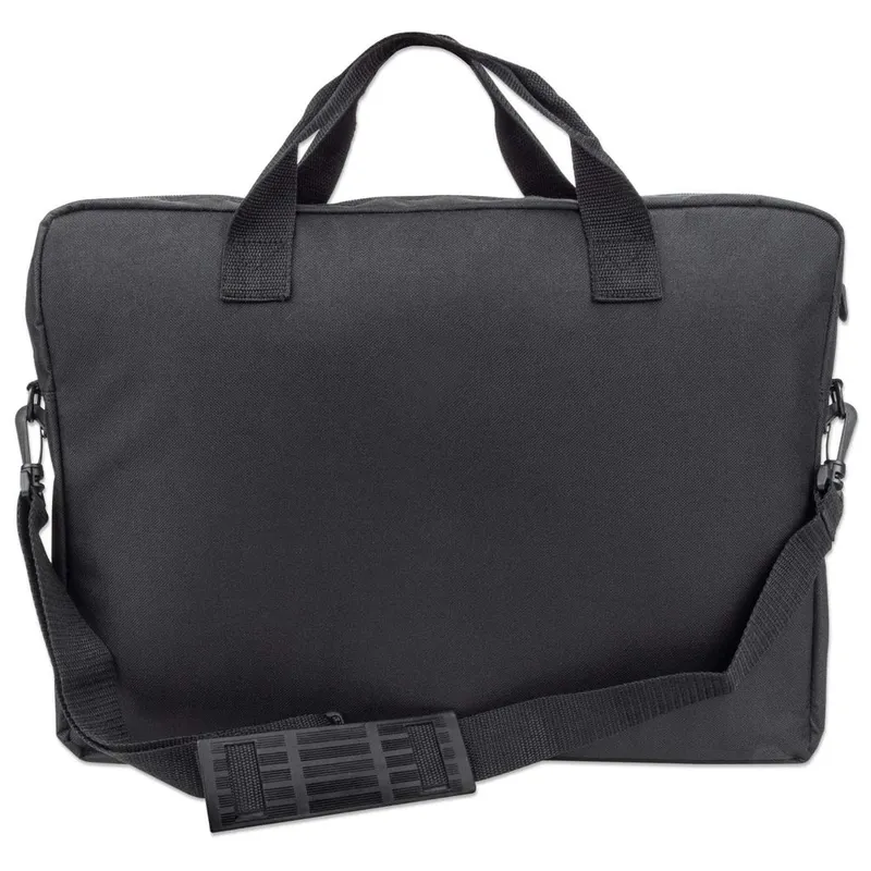 Manhattan Manhattan London Laptoptas 17.3 Inch Toploader Zwart