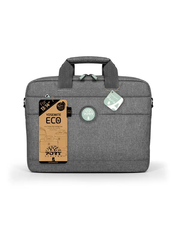 Port Port Designs Yosemite ECO 15.6" Laptoptas - Grijs (400701)