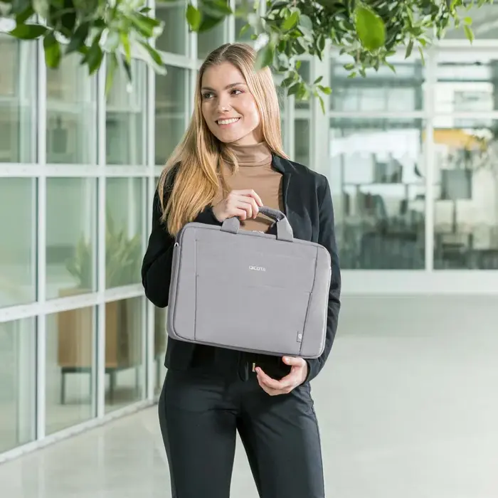 Dicota Dicota Eco Slim Case Base 13-14,1" Laptoptas Grijs (rPET)