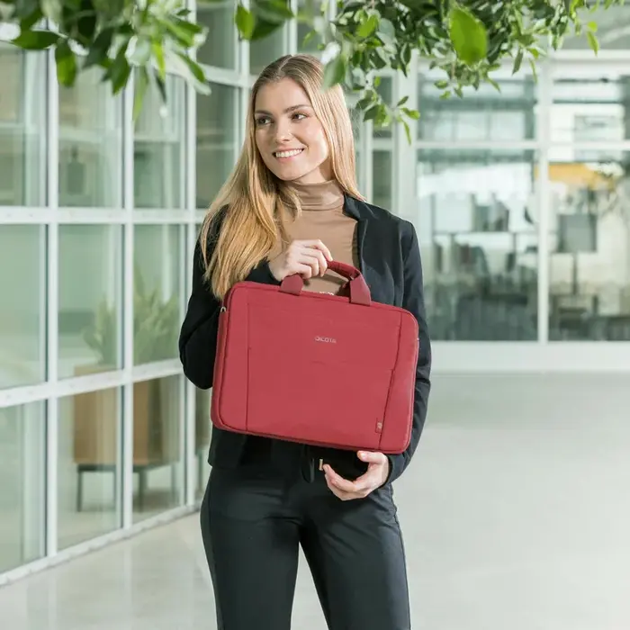 Dicota Dicota Eco Slim Case Base 13-14.1" Laptoptas Rood