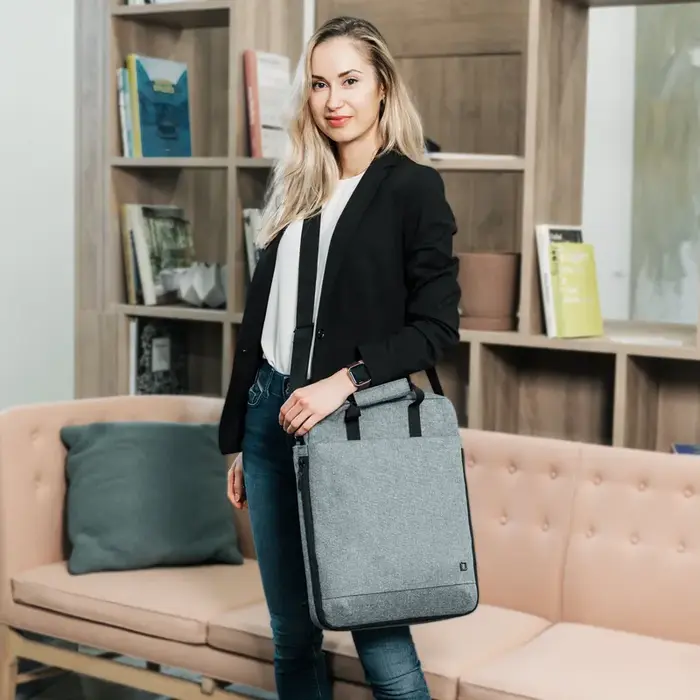 Dicota Dicota Eco Tote Bag MOTION 13-15.6" Laptoptas Blue Denim
