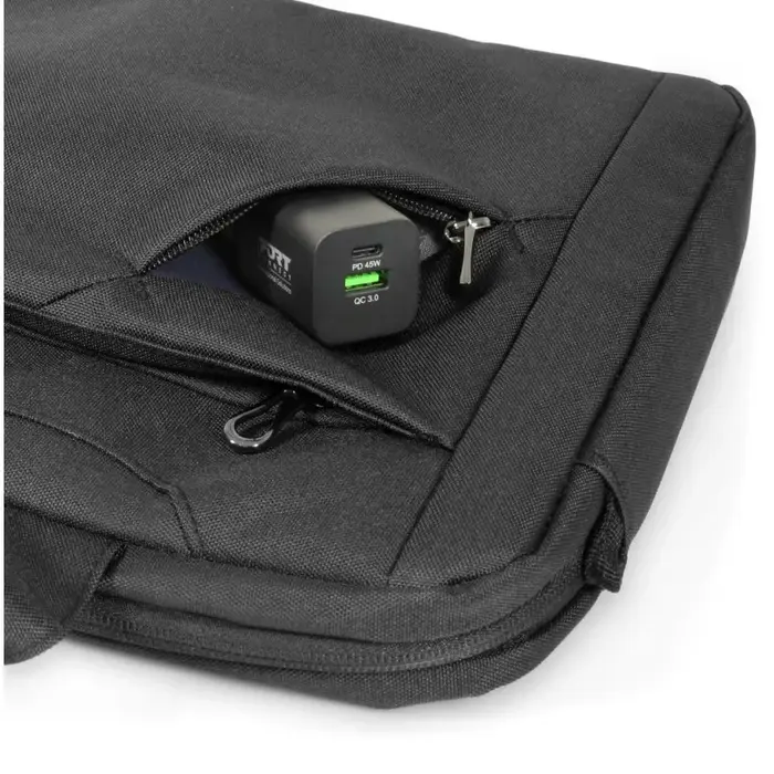 Port Port Designs Sydney ECO Laptoptas 15-16 inch Zwart