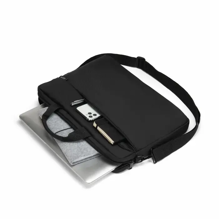 Dicota Dicota Slim Case ONE 10-12.5" Laptoptas Zwart (D32090-RPET)
