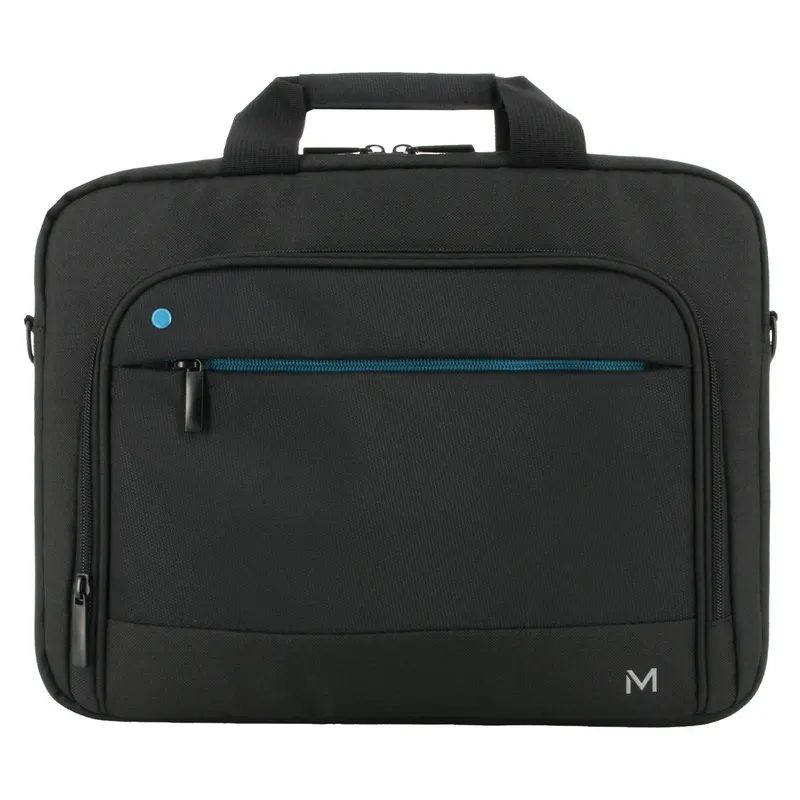Mobilis Mobilis TheOne Toploading Laptoptas 11-14 inch Recycled - Zwart/Blauw