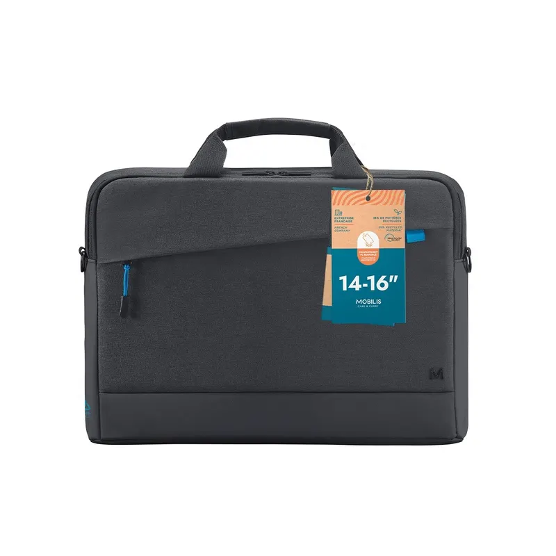 Mobilis Mobilis Trendy Briefcase 14-16" Laptoptas Zwart (35% Recycled)