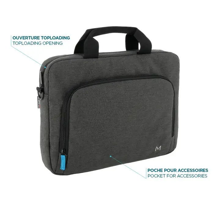 Mobilis Mobilis TheOne Basic Briefcase Toploading 11-14'' - Donkergrijs