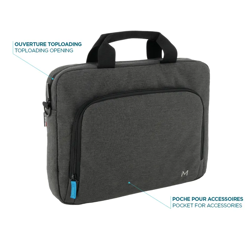 Mobilis Mobilis TheOne Basic Briefcase Toploading 11-14'' - Donkergrijs