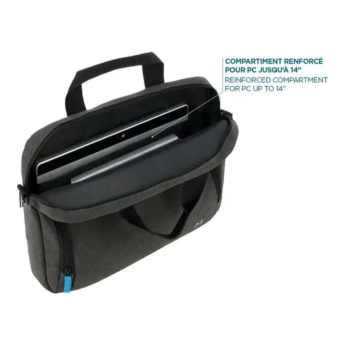 Mobilis Mobilis TheOne Basic Briefcase Toploading 11-14'' - Donkergrijs