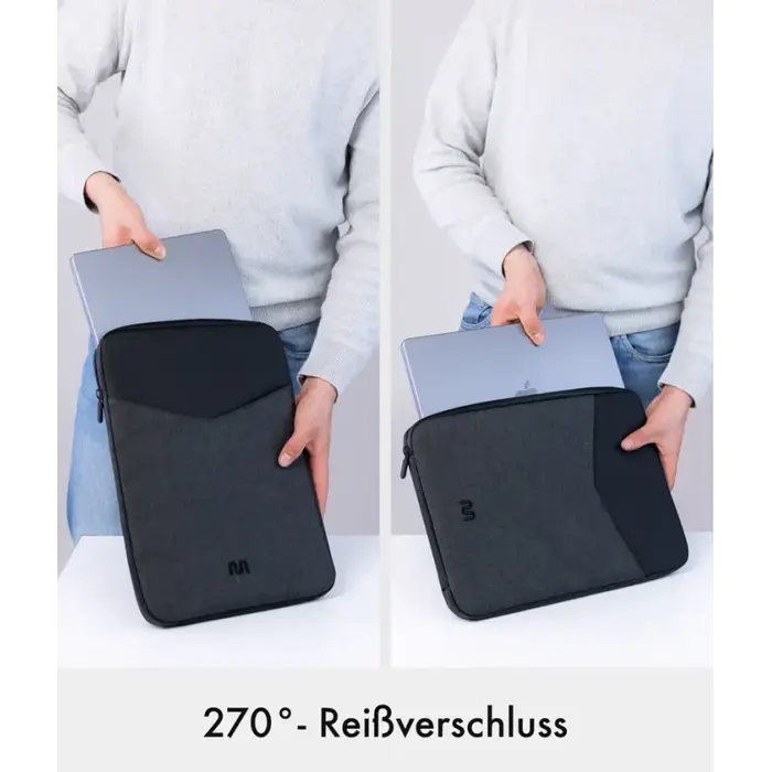 onemate Onemate Laptop Sleeve 14 inch - Zwart
