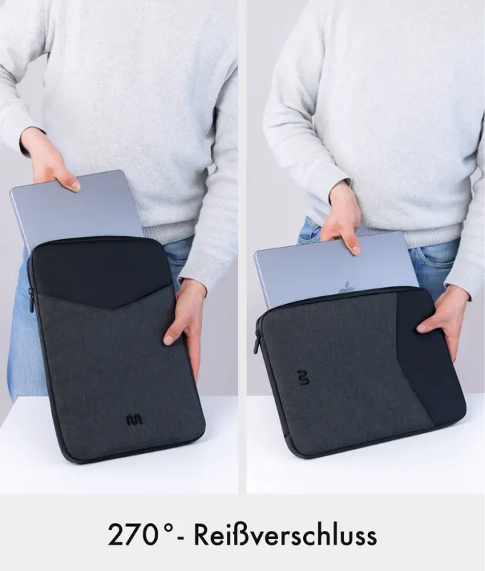 onemate Onemate Laptop Sleeve 14 inch - Zwart