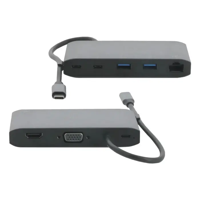 Mobilis Mobilis USB-C Docking Station 8 in 1 - 100W Power Delivery