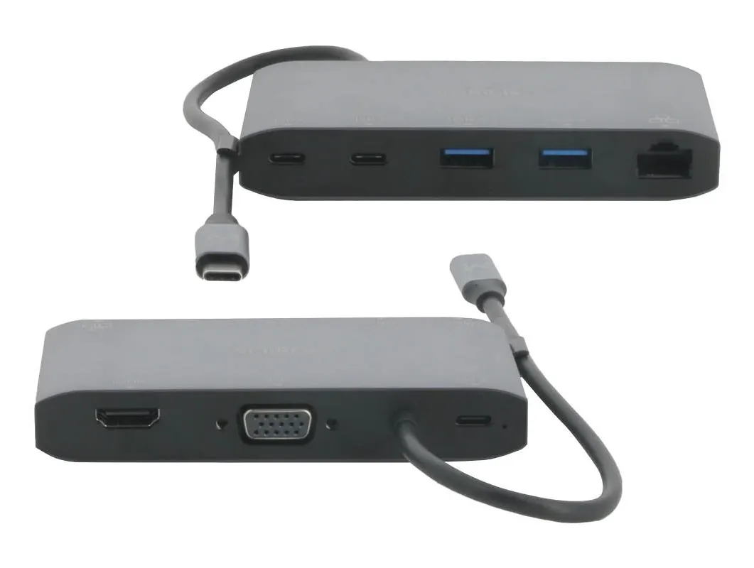 Mobilis Mobilis USB-C Docking Station 8 in 1 - 100W Power Delivery