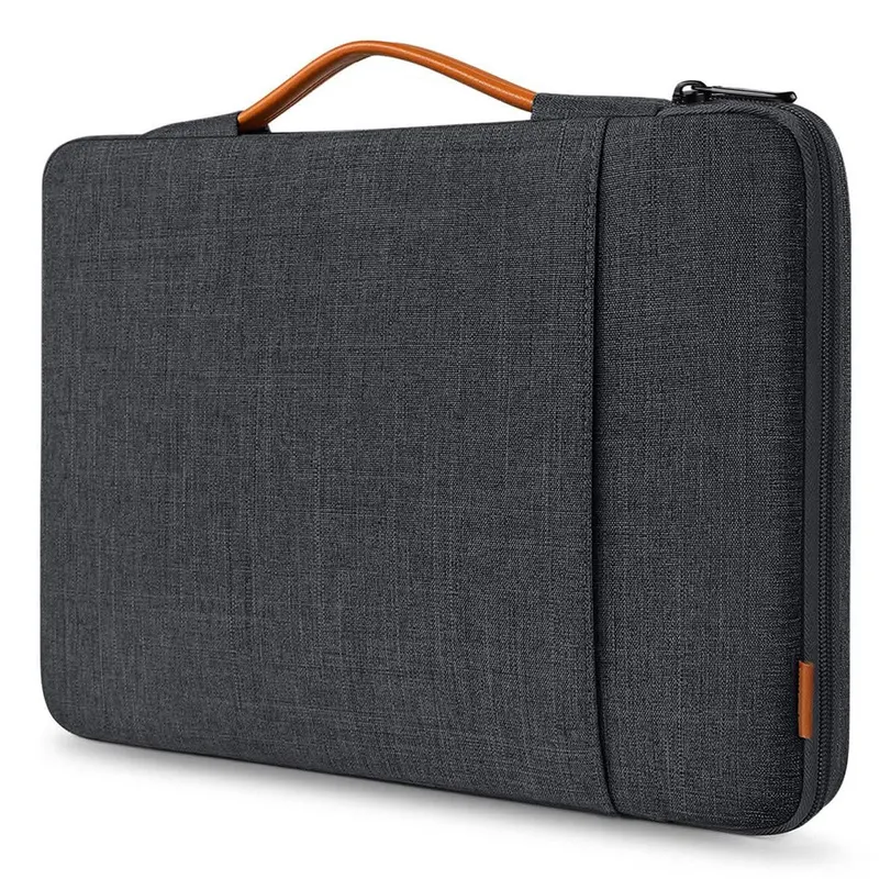 inateck Inateck 14 inch Laptophoes met Accessoiretas - Zwart/Grijs