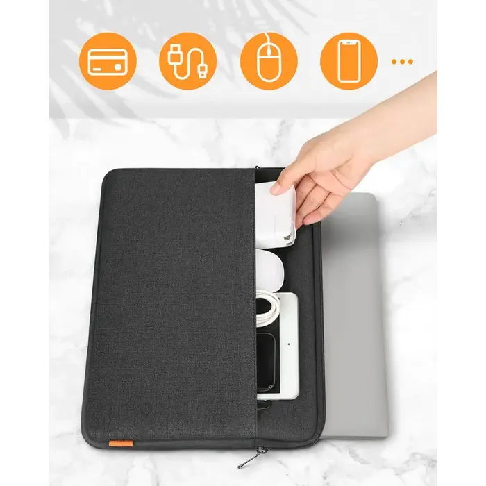 inateck Inateck 15.6" Laptoptas met Accessoiretas - Zwart (LB01005)