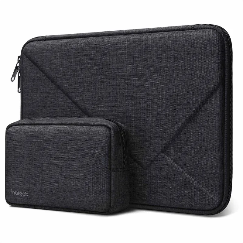inateck Inateck 13 inch Laptoptas LB01007 met Accessoiretas - Zwart/Grijs