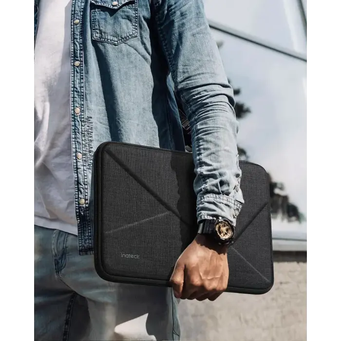 inateck Inateck LB01007-13S Laptoptas 13,3 inch - Zwart inclusief Accessoiretas
