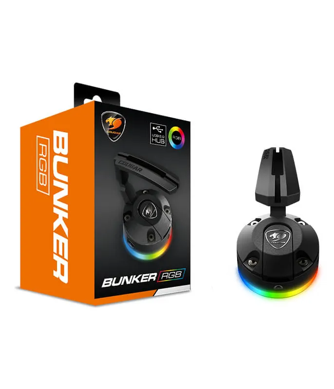 Cougar COUGAR BUNKER S ARGB Universele Headset Stand Zwart