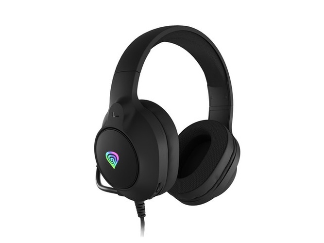 Genesis Genesis NEON 213 Bedrade Headset met RGB - Zwart