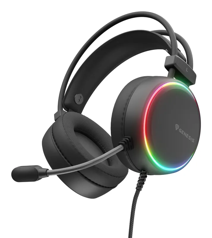 Genesis Genesis Neon 613 G2 Gaming Headset met RGB - Zwart