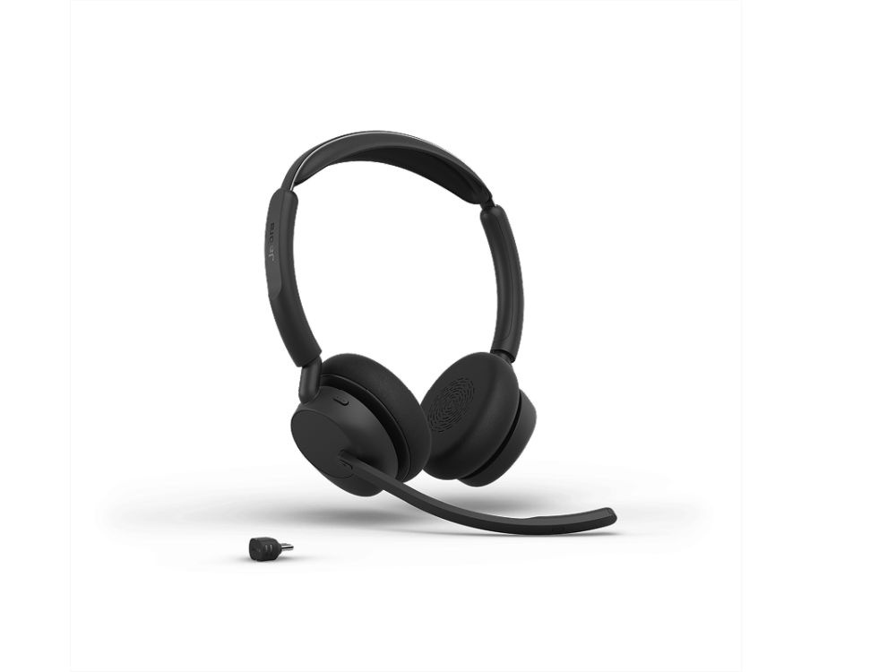 Jabra Jabra Evolve3 45 Stereo Draadloze Headset - UC met Link 390c & Oplaadstandaard
