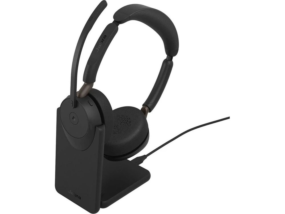 Jabra Jabra Evolve3 65 Stereo UC met Link 390c & Laadstandaard