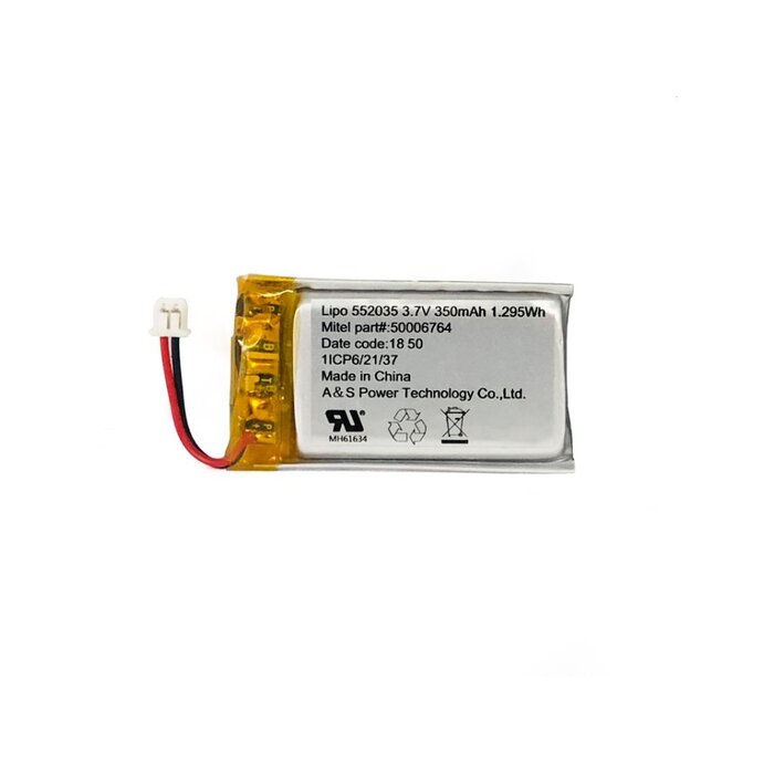 Mitel Mitel 68xx/69xx Bluetooth Handset Batterij FRU (50006764)