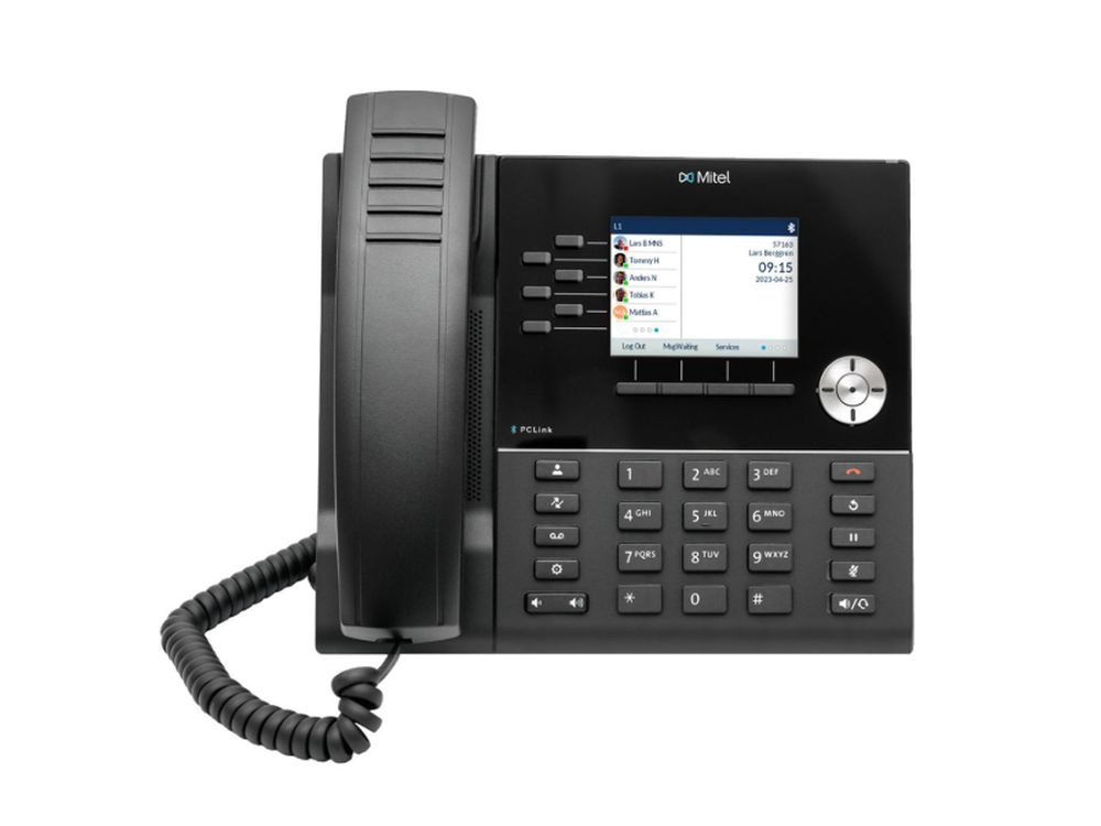 Mitel Mitel 6920w SIP Phone VoIP-telefoon met Wi-Fi (50009435)