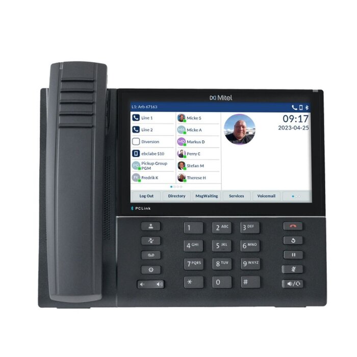 Mitel Mitel 6940w SIP Phone VoIP Telefoon met Wi-Fi en Bluetooth