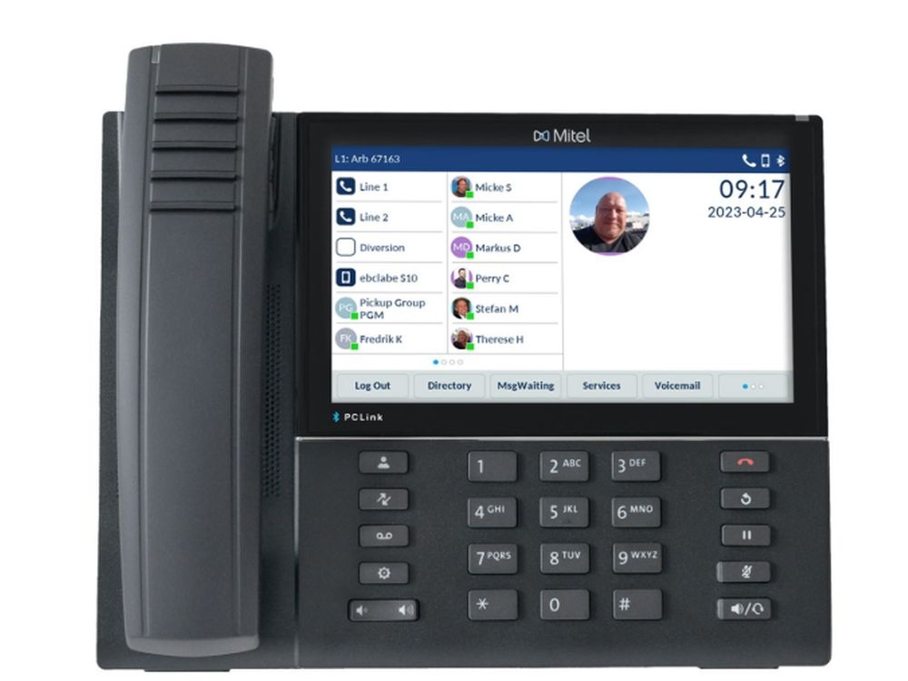 Mitel Mitel 6940w SIP Phone VoIP Telefoon met Wi-Fi en Bluetooth