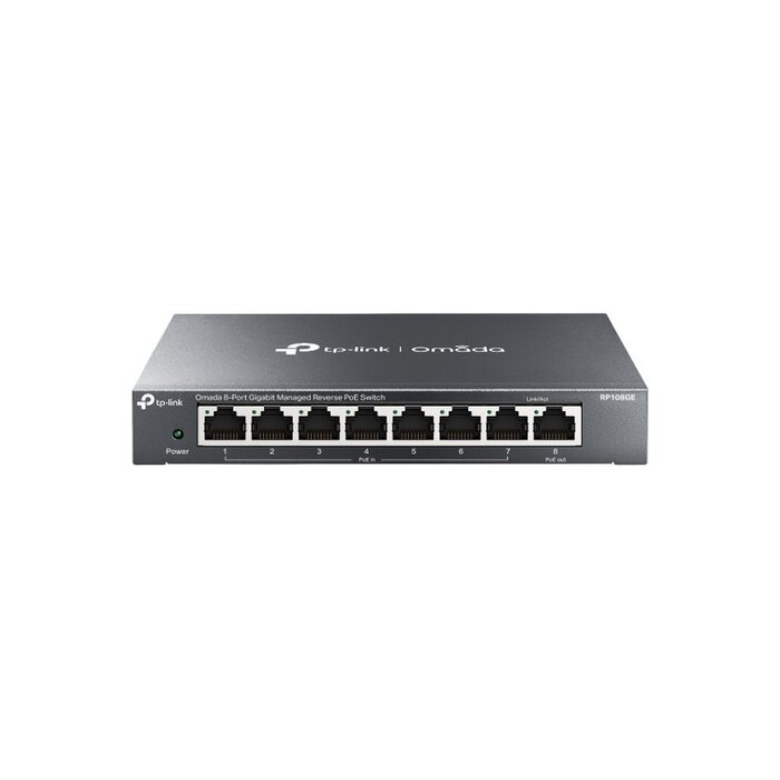 Omada TP-Link TL-RP108GE Omada 8-Port Gigabit Managed Reverse PoE Switch