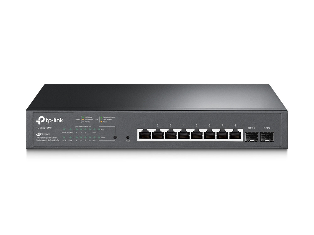 Omada TP-Link Omada TL-SG2210MP 10-Poorts Gigabit Smart Switch met 8x PoE+